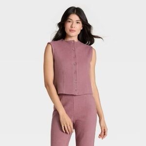 Brushed Interlock Vest from A New Day - NWT szM